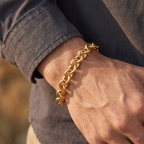 Giovanni Belcher Chain - worn - Rose & Giovanni