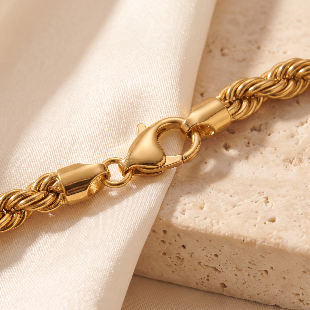 Giovanni Rope Bracelet - detail - Rose & Giovanni