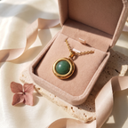 Giovanni Aventurine Pendant - gift box - Rose & Giovanni